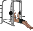 Row - Smith Machine Lying Inverted